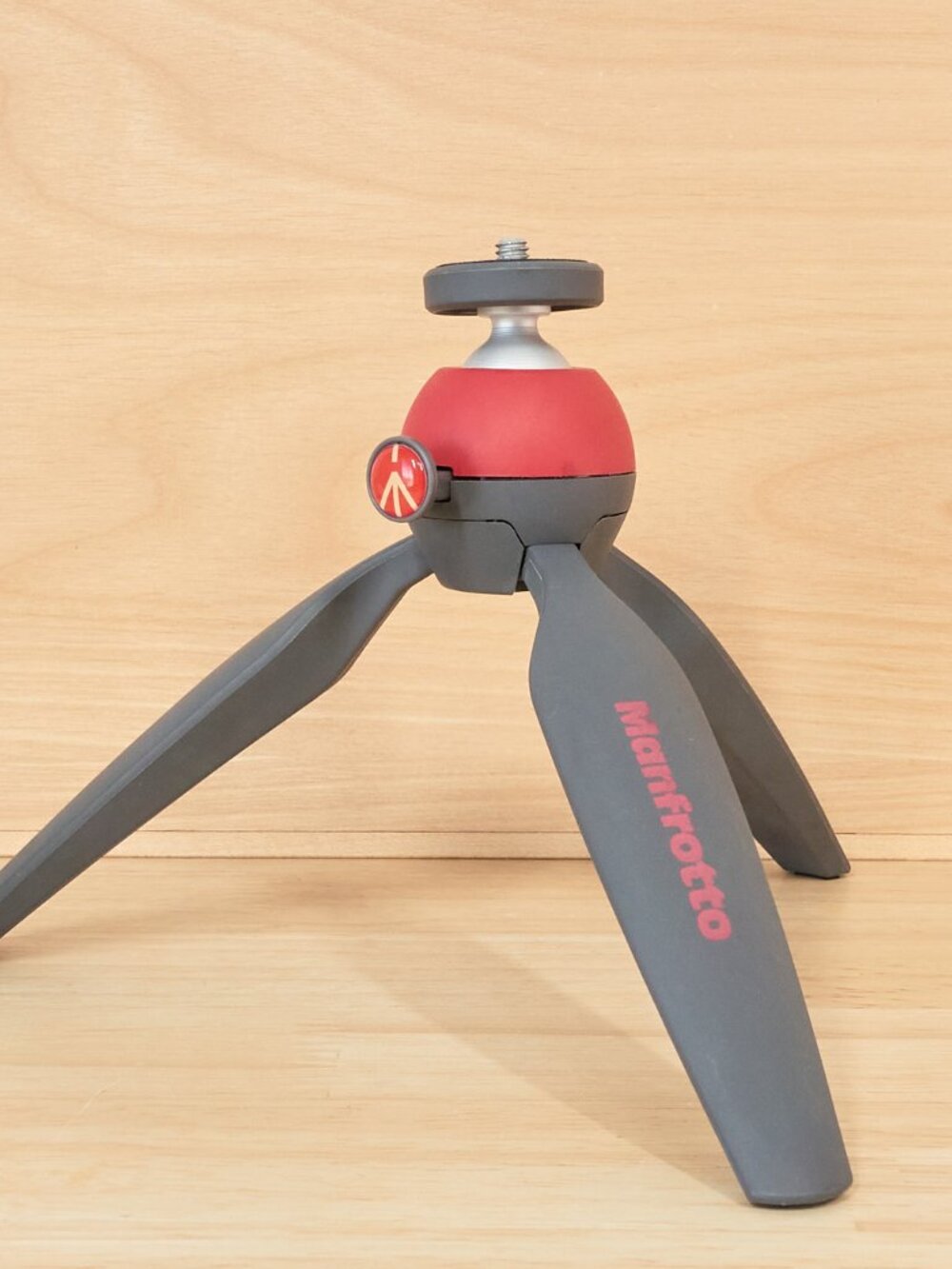 Manfrotto MTPIXI-RD PIXI Mini Tripod Gray Red 1/4" Camera Mount